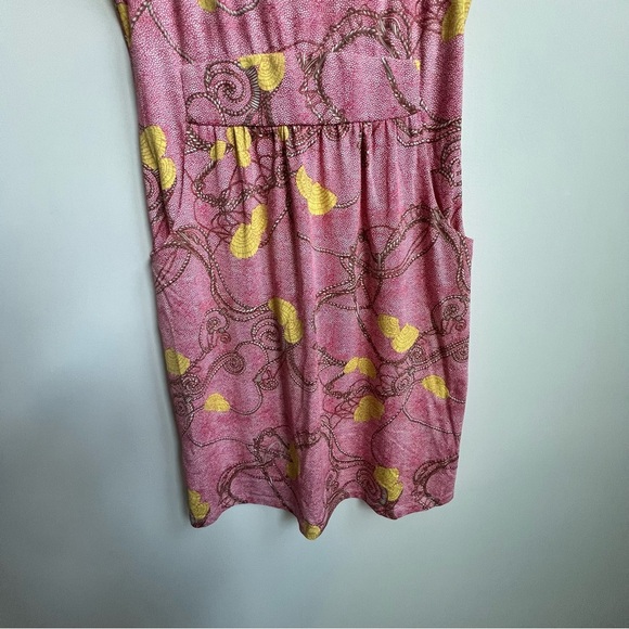 J. McLaughlin XS Seashell Rope Scroll Catalina Cloth Emma Dress Red Coastal - Picture 6 of 12